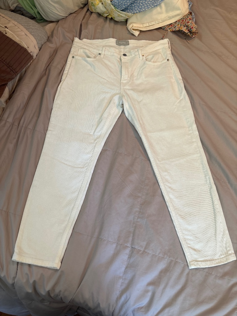 Everlane White Jeans